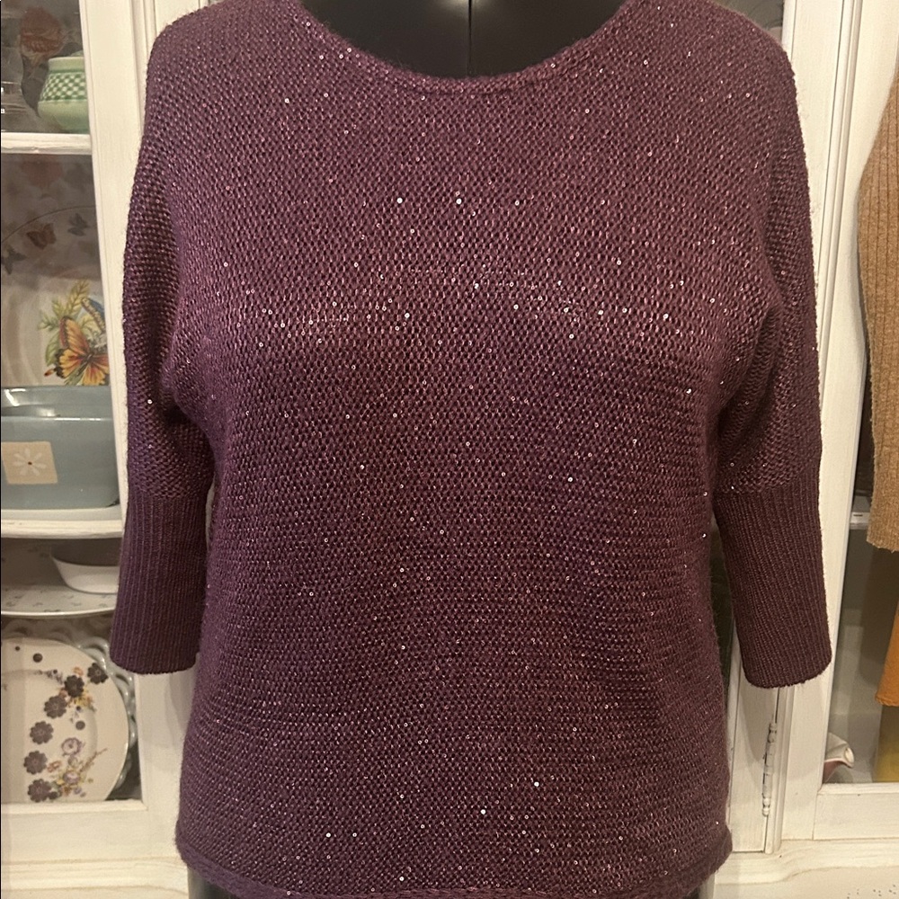 Simply Noelle Women's Deep Purple Sweater